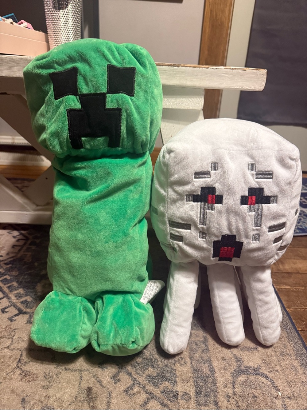 Minecraft Plush Lot Creeper And Ghast Bundle Mattel Mojang Stuffed Animals Toy
